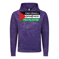 Cloud Purple end is.rae.li apartheid free pales  flag  t shirt Vintage Hoodie - artisFamous
