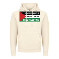 Vintage Artic end is.rae.li apartheid free pales  flag  t shirt Vintage Hoodie - artisFamous