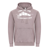 Vintage Zinc i don't fall over i do random gravity checks Vintage Hoodie - artisFamous