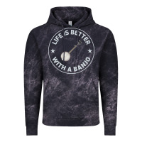 Cloud Black Banjo Bluegrass Music Traditional Musician Funny Gift Vintage Hoodie - artisFamous