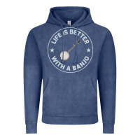 Banjo Bluegrass Music Traditional Musician Funny Gift Vintage Hoodie | Teevron