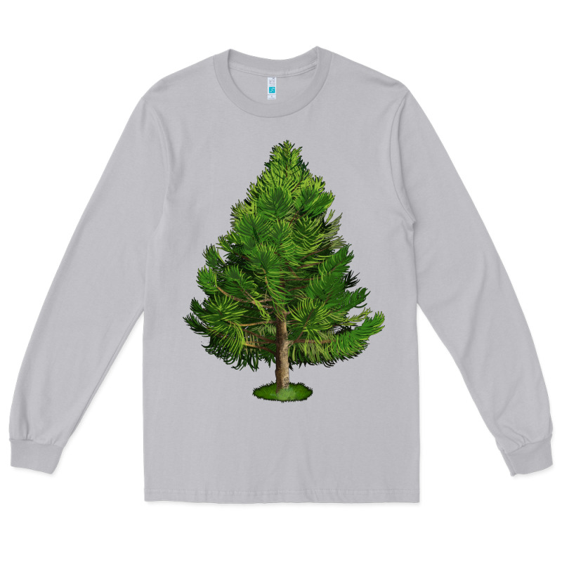 White Pine Tree Illustrations Long Sleeve Tee by LillyAllenDesigns | Teevron