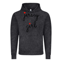 Vintage Black new jersey girl on the shore Vintage Hoodie - artisFamous