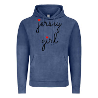 Vintage Denim new jersey girl on the shore Vintage Hoodie - artisFamous