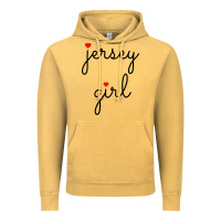 Vintage Mustard new jersey girl on the shore Vintage Hoodie - artisFamous