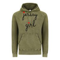 Vintage Olive new jersey girl on the shore Vintage Hoodie - artisFamous