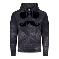 Cloud Black moustache and sunglasses Vintage Hoodie - artisFamous
