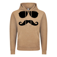 Vintage Coffee moustache and sunglasses Vintage Hoodie - artisFamous