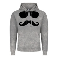 Cloud Rock moustache and sunglasses Vintage Hoodie - artisFamous