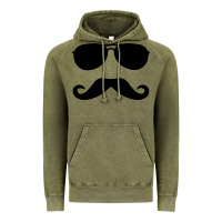 Vintage Olive moustache and sunglasses Vintage Hoodie - artisFamous