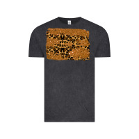 Vintage Black leopard glitter background Vintage Tee - RanaPortraitStore