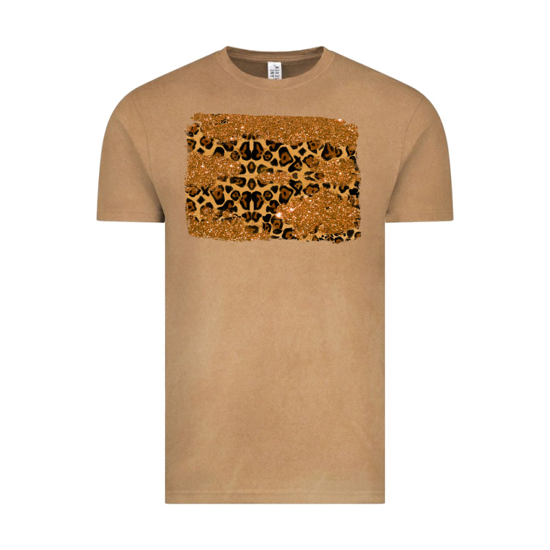Leopard Glitter Background Vintage Tee by RanaPortraitStore | Teevron