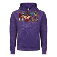 Cloud Purple noel snowman christmas Vintage Hoodie - CowhideDigitalArt