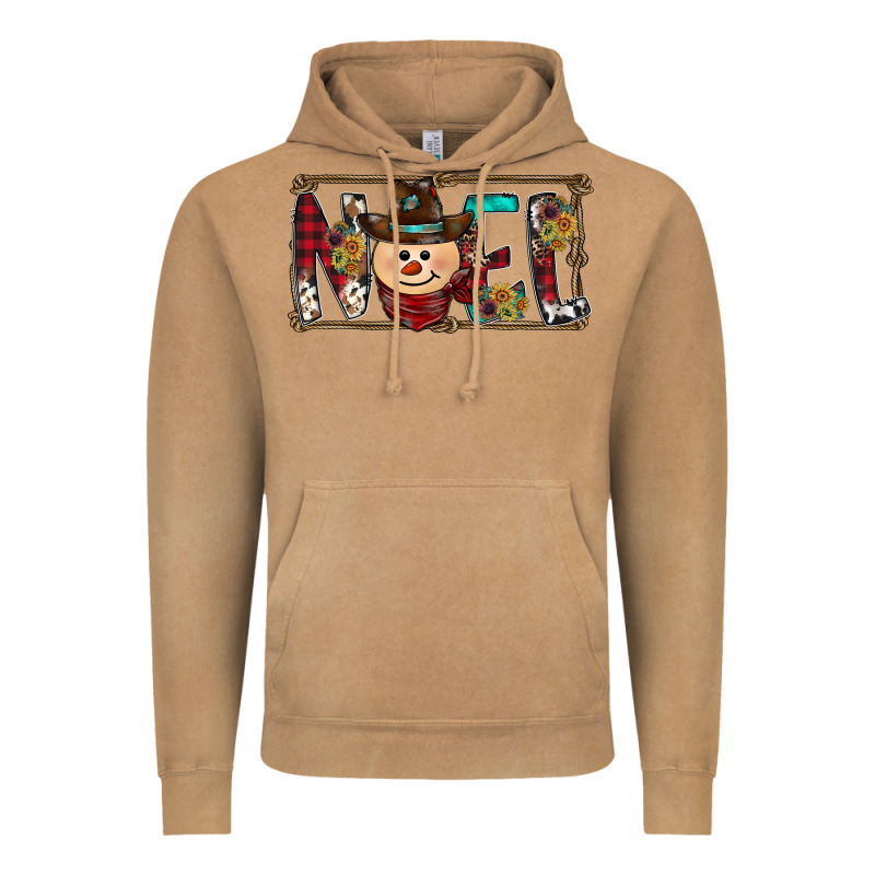 Noel Snowman Christmas Vintage Hoodie by CowhideDigitalArt | Teevron