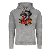 Cloud Rock the king cobra snake and rose Vintage Hoodie - artisFamous