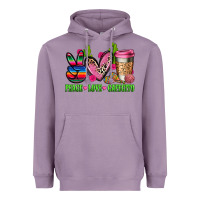 Lavender But first cafecito y chismecito Heavyweight Hoodie - RanaPortraitStore