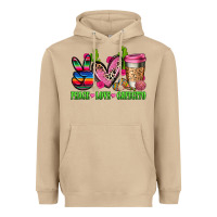 Mushroom But first cafecito y chismecito Heavyweight Hoodie - RanaPortraitStore