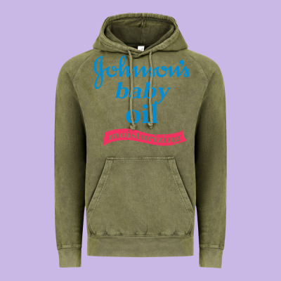 Johnson's Baby Oil Vintage Hoodie Designed By Artisfamous