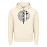 Vintage Artic Witcher Wolf Vintage Hoodie - artisFamous