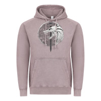 Vintage Zinc Witcher Wolf Vintage Hoodie - artisFamous