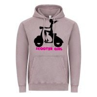 Scooter Girl Vintage Hoodie | Teevron