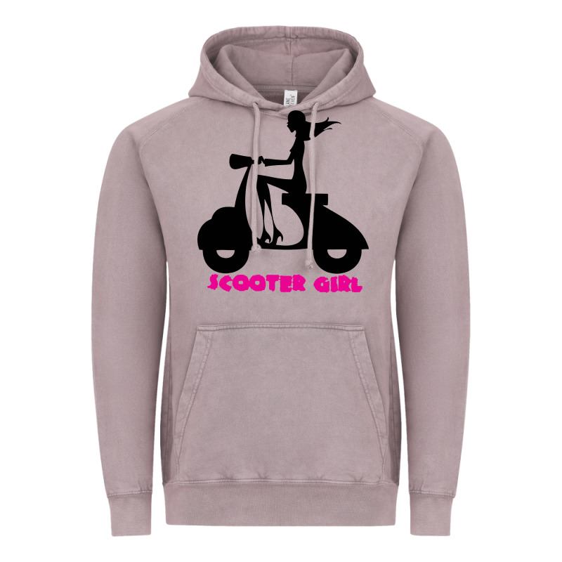Scooter Girl Vintage Hoodie by artisFamous | Teevron