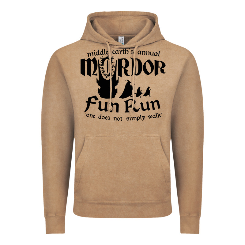 Mordor Fun Run Vintage Hoodie by artisFamous | Teevron