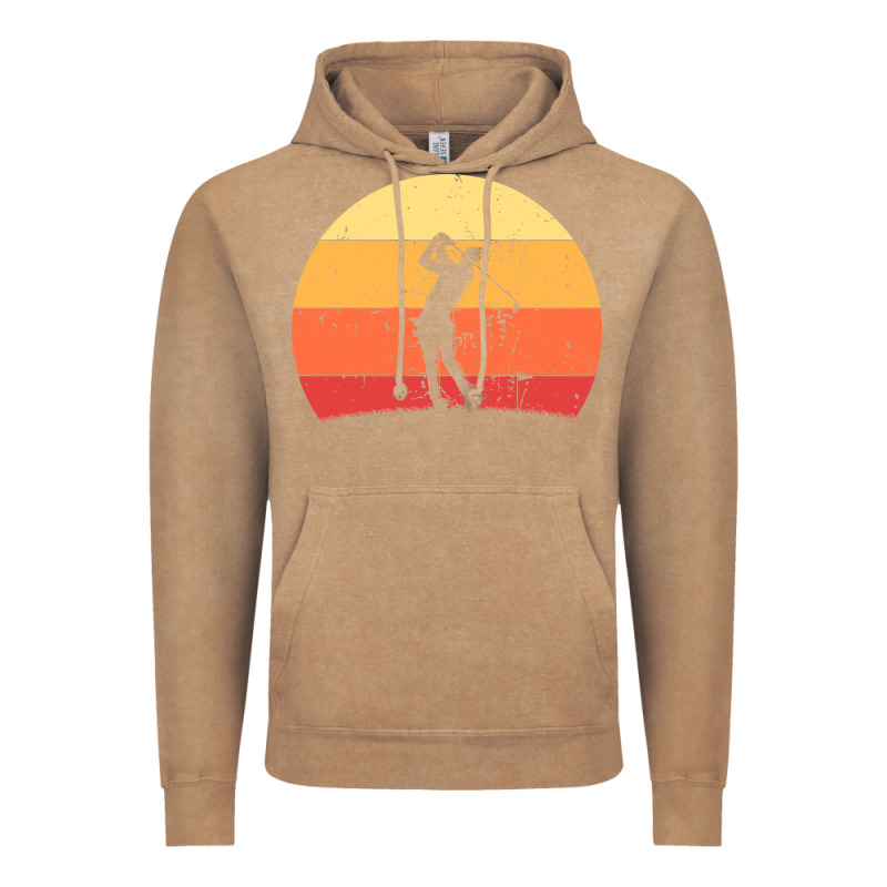 Vintage Retro Golf | Golfers Vintage Hoodie by artisFamous | Teevron