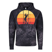 Cloud Black Vintage Retro Golf | Golfers Vintage Hoodie - artisFamous