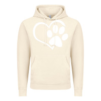 Vintage Artic dog dad mom puppy shirt love dogs paw print heart women men  shirt Vintage Hoodie - artisFamous