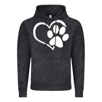 Vintage Black dog dad mom puppy shirt love dogs paw print heart women men  shirt Vintage Hoodie - artisFamous