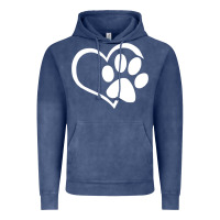 Dog Dad Mom Puppy Shirt Love Dogs Paw Print Heart Women Men  Shirt Vintage Hoodie | Teevron