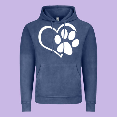 Dog Dad Mom Puppy Shirt Love Dogs Paw Print Heart Women Men  Shirt Vintage Hoodie Designed By Artisfamous