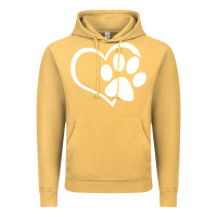 Vintage Mustard dog dad mom puppy shirt love dogs paw print heart women men  shirt Vintage Hoodie - artisFamous