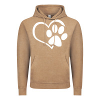 Vintage Coffee dog dad mom puppy shirt love dogs paw print heart women men  shirt Vintage Hoodie - artisFamous