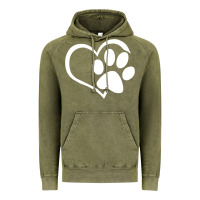 Vintage Olive dog dad mom puppy shirt love dogs paw print heart women men  shirt Vintage Hoodie - artisFamous