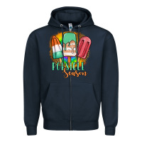 Navy popsicle season Zipper Hoodie - JahusDesignShop