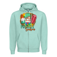 Seafoam popsicle season Zipper Hoodie - JahusDesignShop