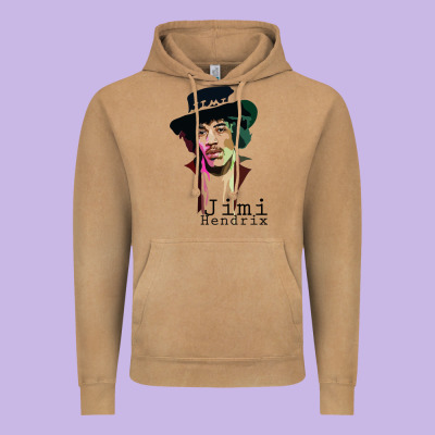 Jimi Hendrix Vintage Hoodie Designed By Artisfamous