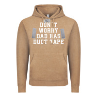 Vintage Coffee don't worry dad has duct tape funny saying gift t shirt Vintage Hoodie - artisFamous
