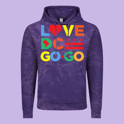 Love Dc Gogo Vintage Hoodie Designed By Artisfamous