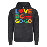 Vintage Black love dc gogo Vintage Hoodie - artisFamous