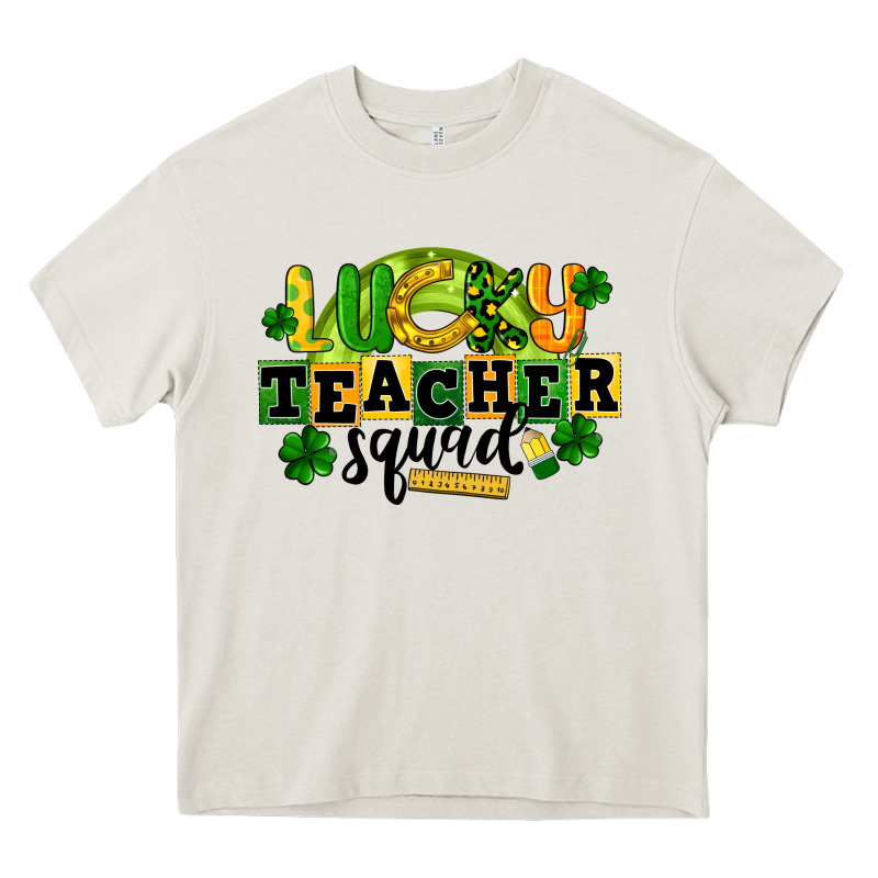 Lucky Teacher Squad St. Patrick's Day Heavy Core Tee by CowGirlArtShop | Teevron