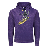 Cloud Purple Surfing Vintage Hoodie - artisFamous