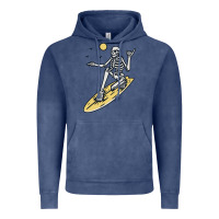 Vintage Denim Surfing Vintage Hoodie - artisFamous
