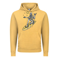 Vintage Mustard Surfing Vintage Hoodie - artisFamous