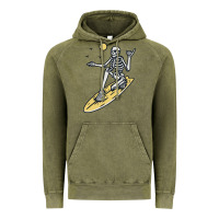 Vintage Olive Surfing Vintage Hoodie - artisFamous