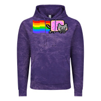 Cloud Purple Nyan Cat Vintage Hoodie - artisFamous