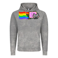 Cloud Rock Nyan Cat Vintage Hoodie - artisFamous