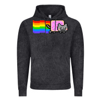 Vintage Black Nyan Cat Vintage Hoodie - artisFamous